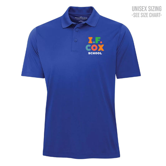 I.F. Cox School LC Logo ADULT Performance Sport Shirt (IFCT005-S4039)