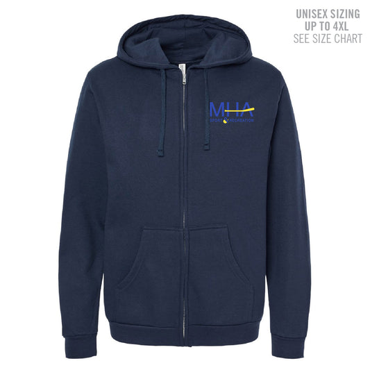 MHASR Logo Unisex Zip Hoodie (MHASRT003/4-3331)