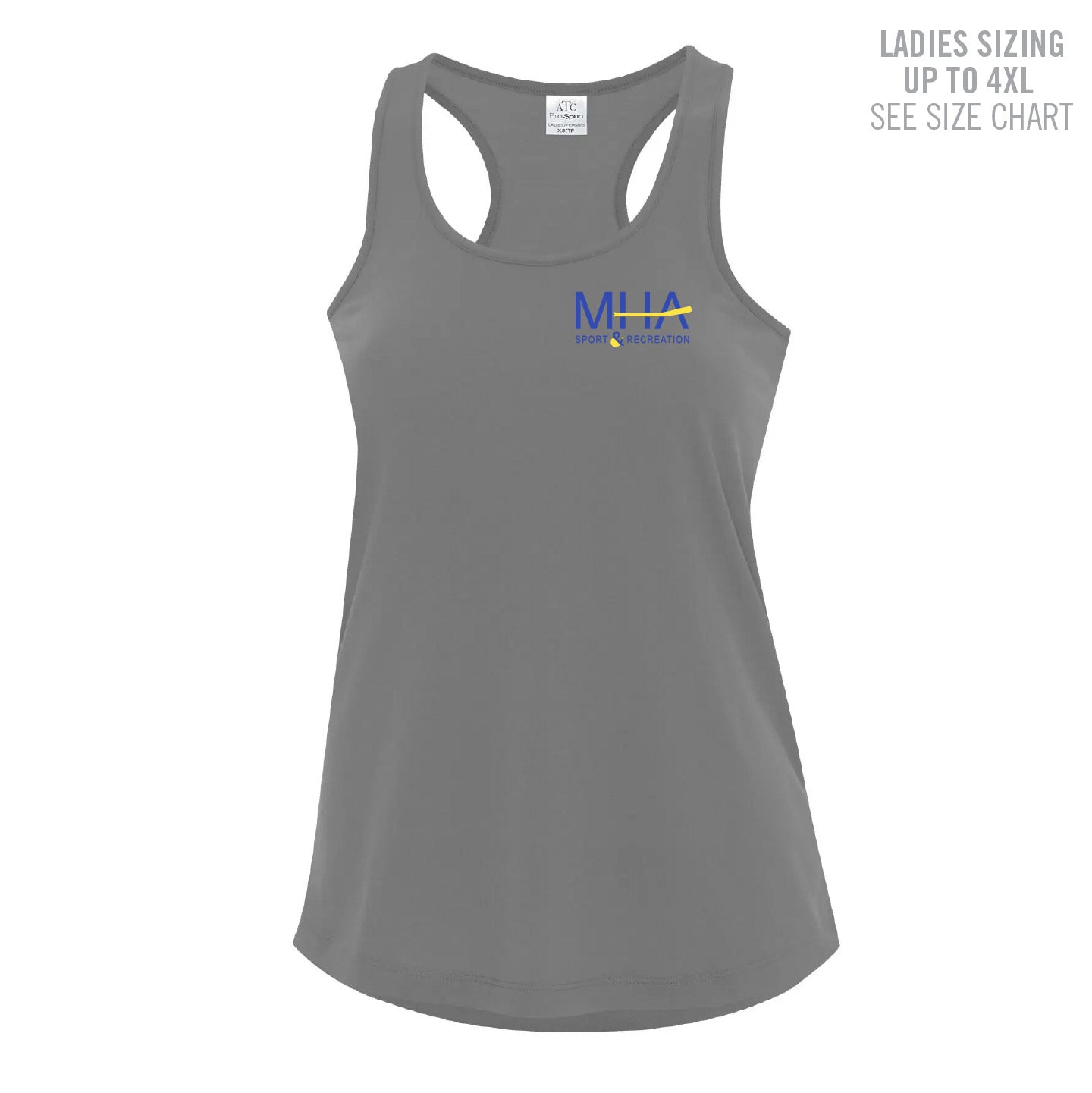 MHASR Logo Ladies Racerback Tank (MHASRT003-ATC3604L)