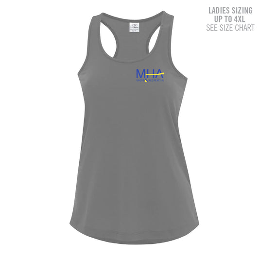 MHASR Logo Ladies Racerback Tank (MHASRT003-ATC3604L)