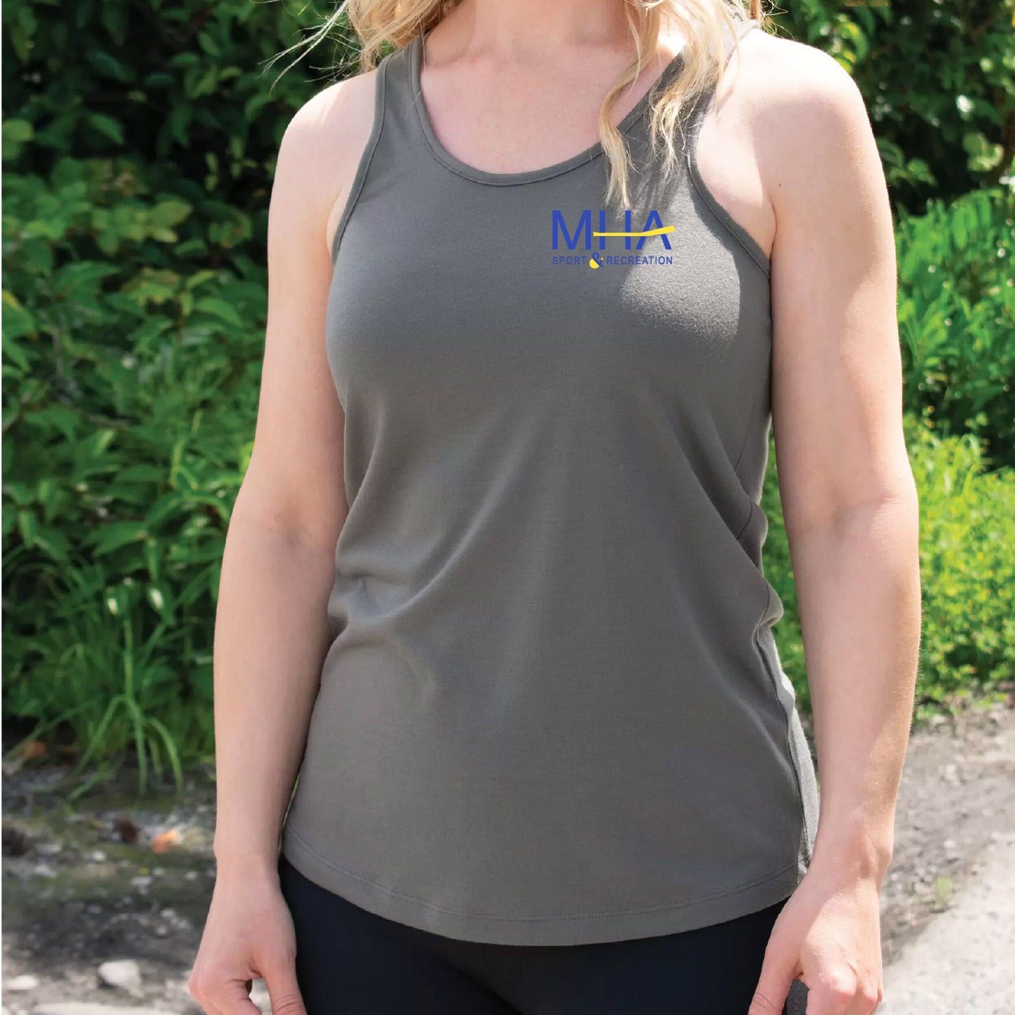 MHASR Logo Ladies Racerback Tank (MHASRT003-ATC3604L)