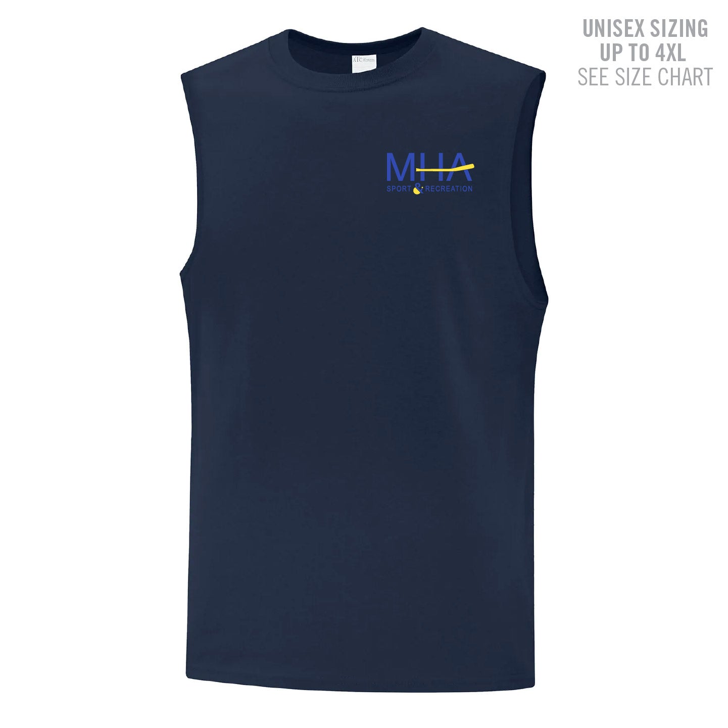 MHASR Logo Unisex Sleeveless T-Shirt (MHASRT003/4-ATC1002)