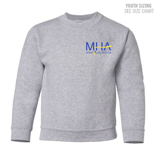 MHASR Logo YOUTH Crewneck Sweatshirt (MHASRT003/4-18000B)