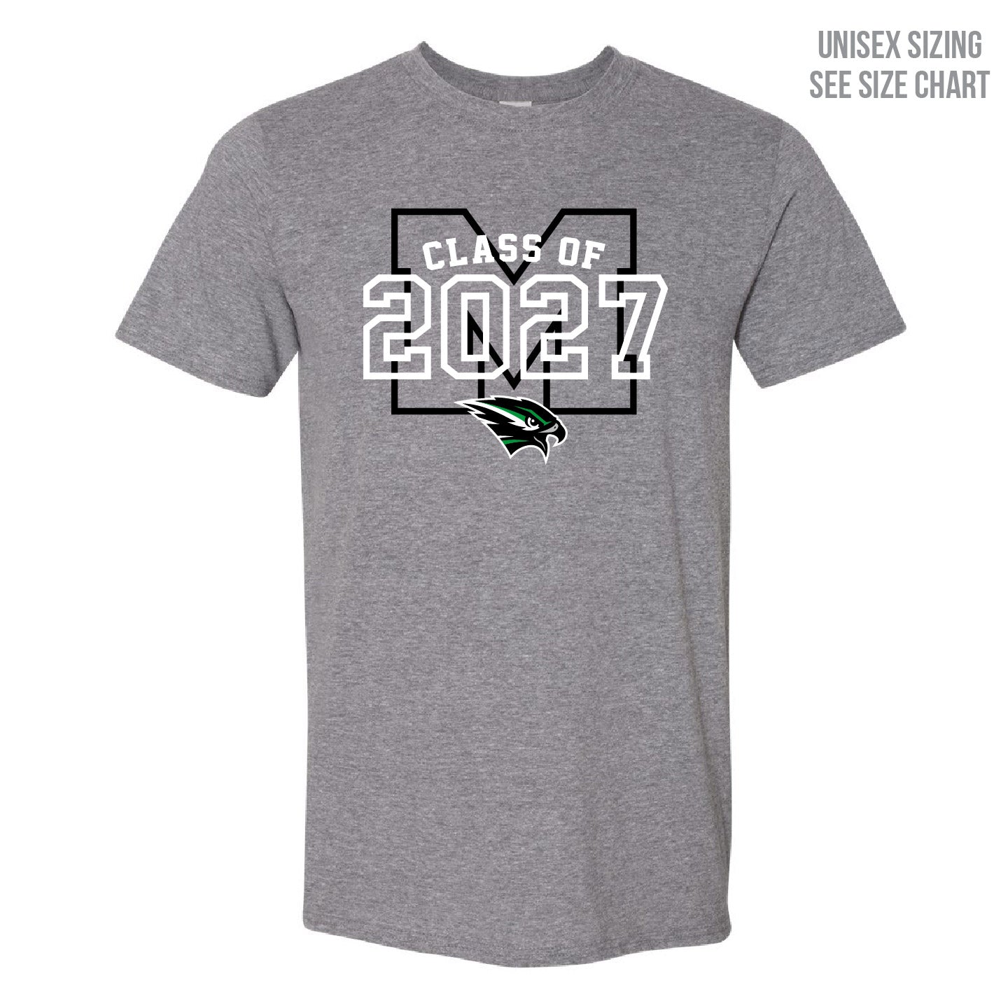 MHHS Grad 2027 Unisex T-Shirt (MHGR27T002-64000)