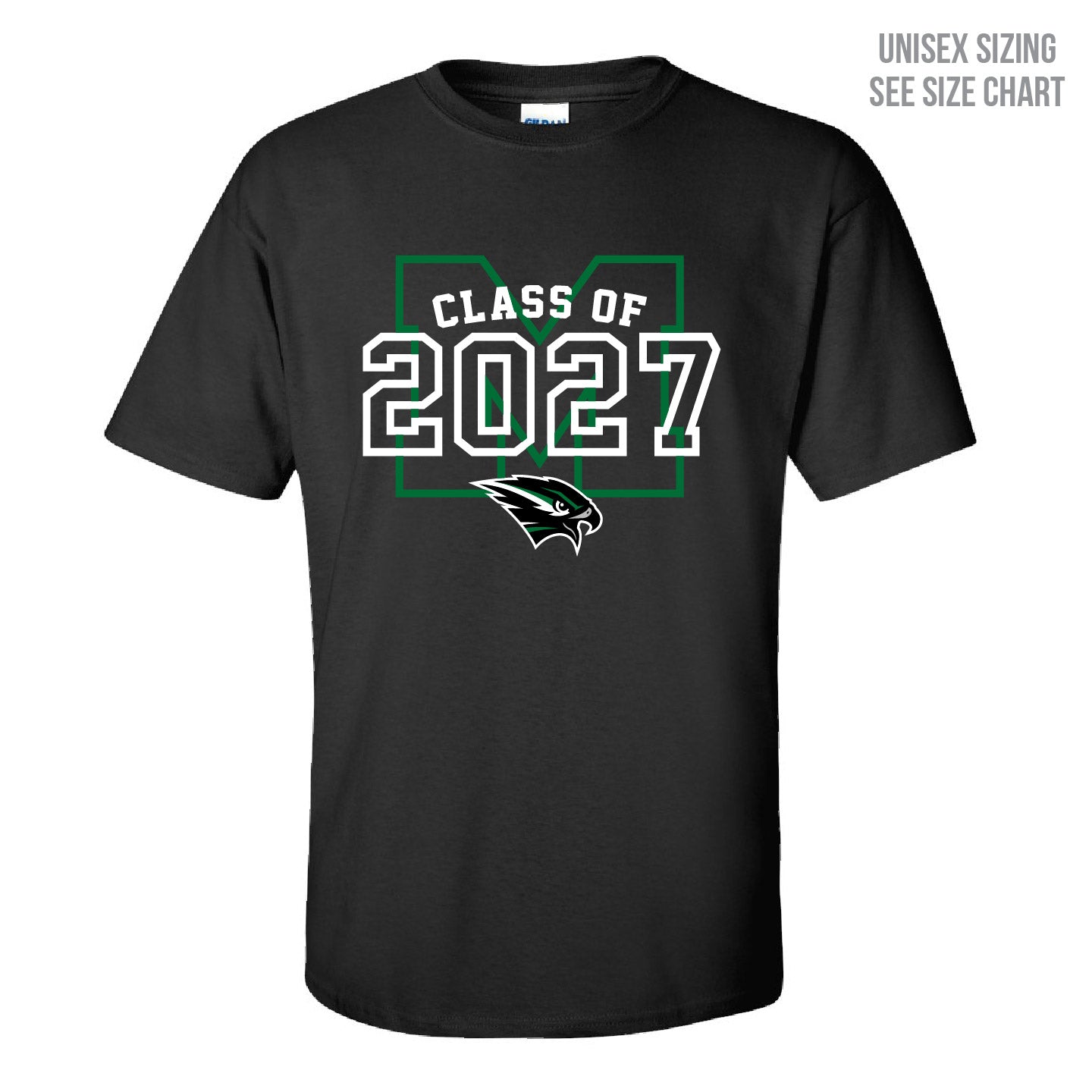 MHHS Grad 2027 Unisex T-Shirt (MHGR27T001-64000)