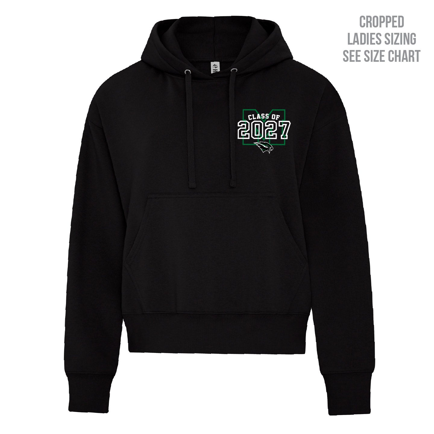 MHHS Grad 2027 LADIES Cropped Hoodie (MHGR27T003-KOI2250L)