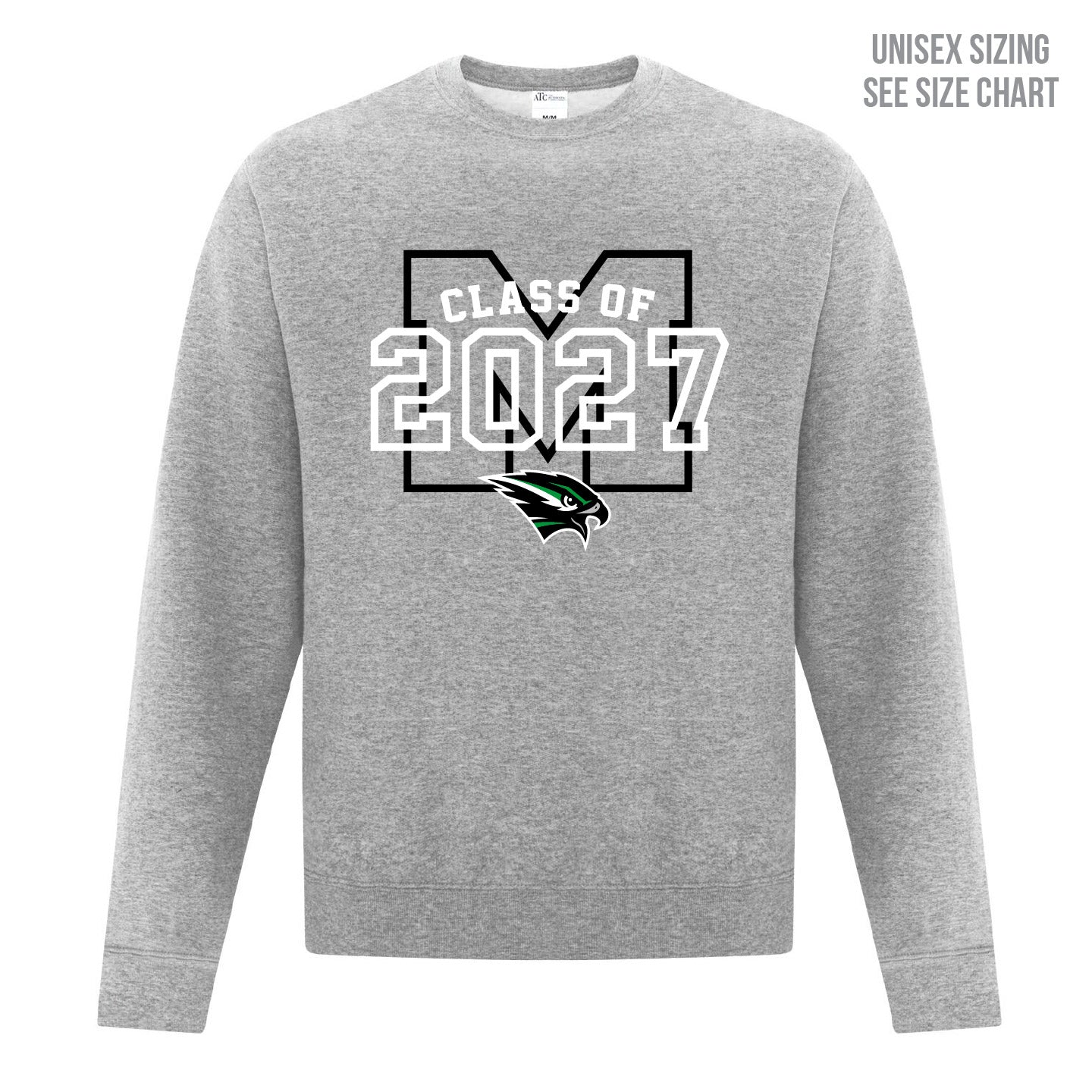 MHHS Grad 2027 Unisex Crewneck Sweatshirt (MHGR27T002-F2400)