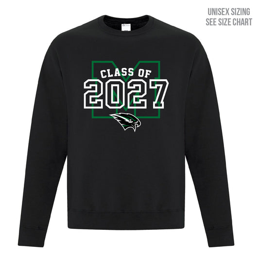 MHHS Grad 2027 Unisex Crewneck Sweatshirt (MHGR27T001-F2400)