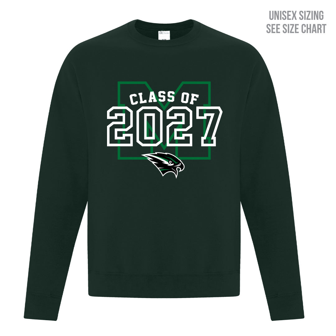 MHHS Grad 2027 Unisex Crewneck Sweatshirt (MHGR27T001-F2400)