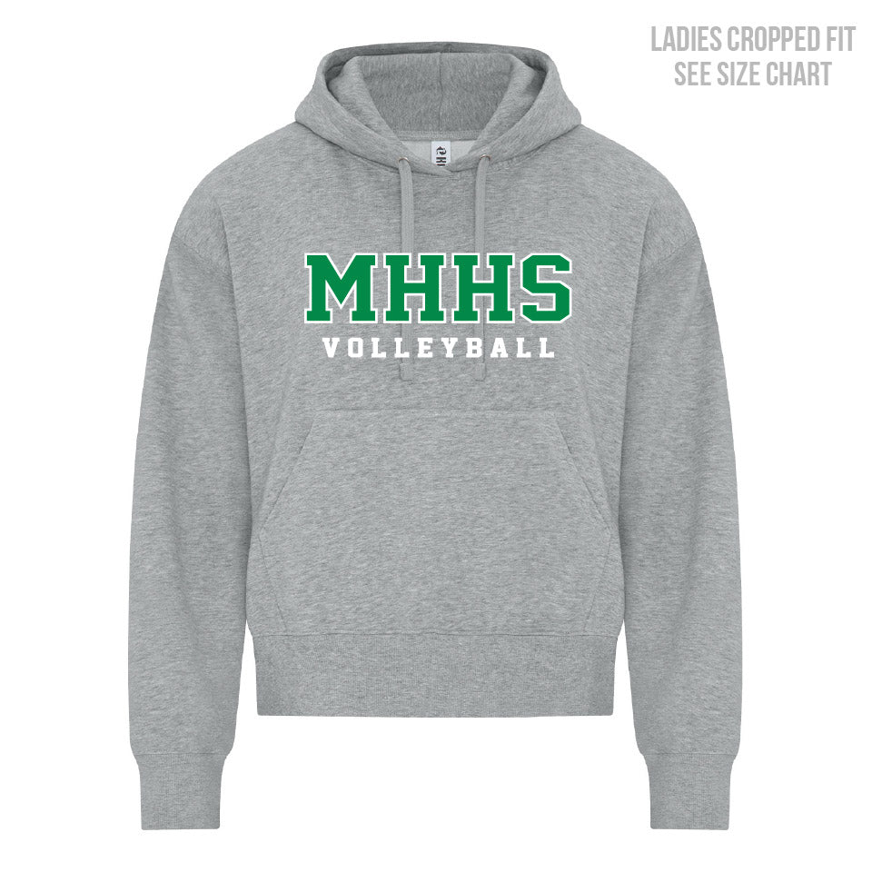MHHS Volleyball LADIES Cropped Hoodie (MHVB26T002-KOI2250L)
