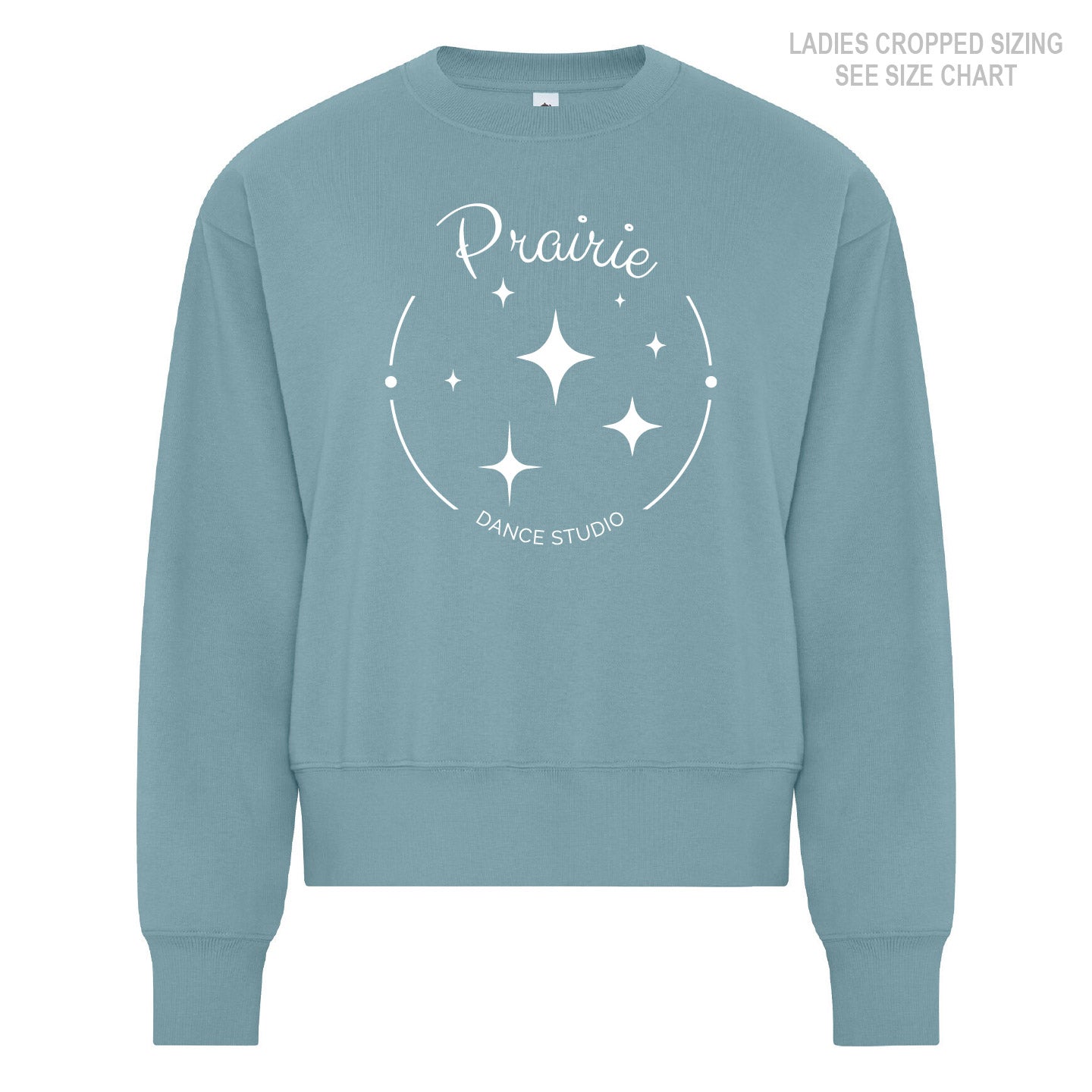 Prairie Dance LADIES Cropped Crewneck Sweatshirt (PDST001-KOI2240L)