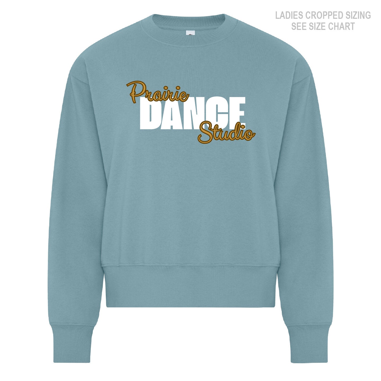 Prairie Dance LADIES Cropped Crewneck Sweatshirt (PDST004-KOI2240L)