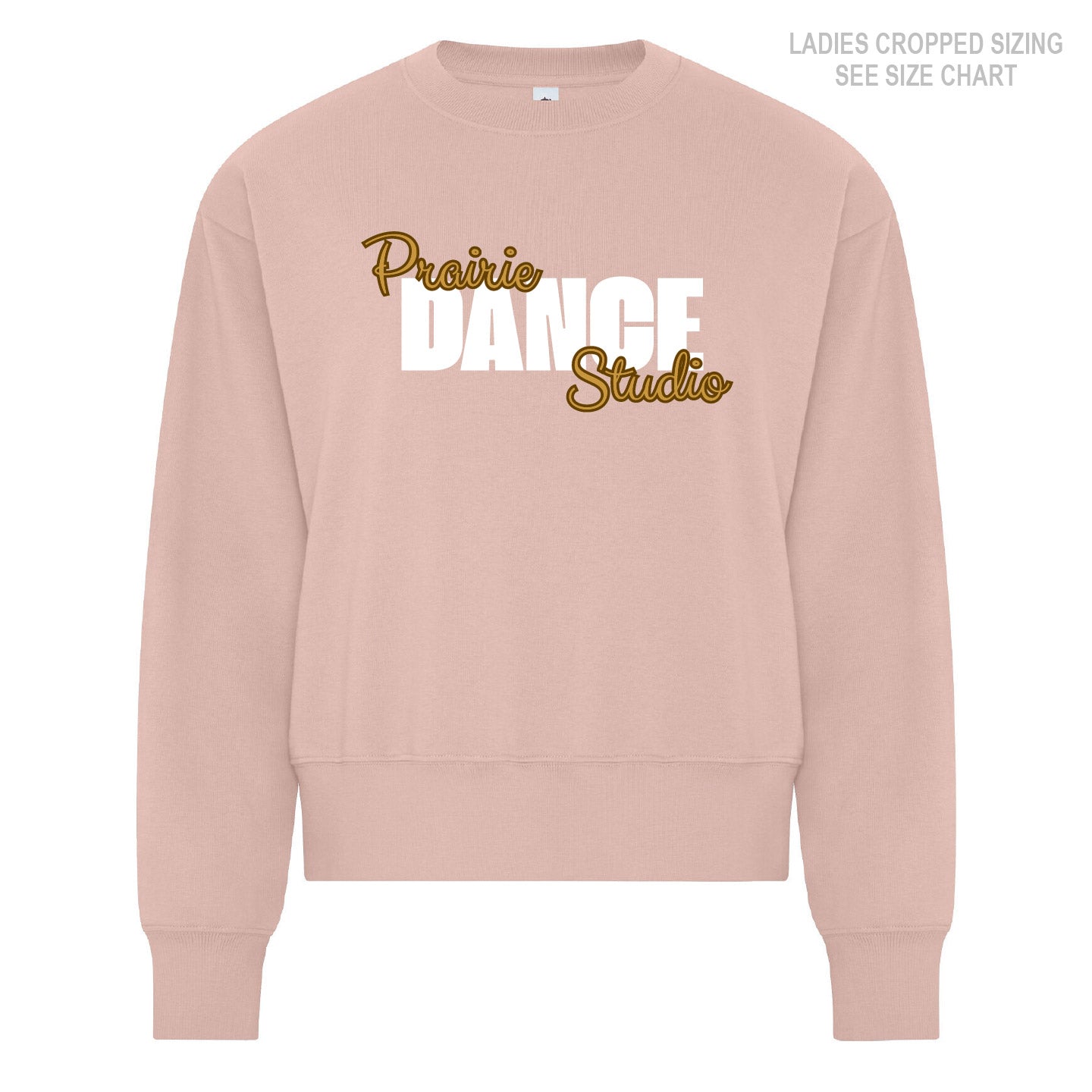 Prairie Dance LADIES Cropped Crewneck Sweatshirt (PDST004-KOI2240L)
