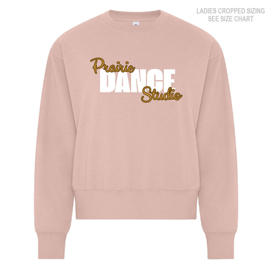 Prairie Dance LADIES Cropped Crewneck Sweatshirt (PDST004-KOI2240L)