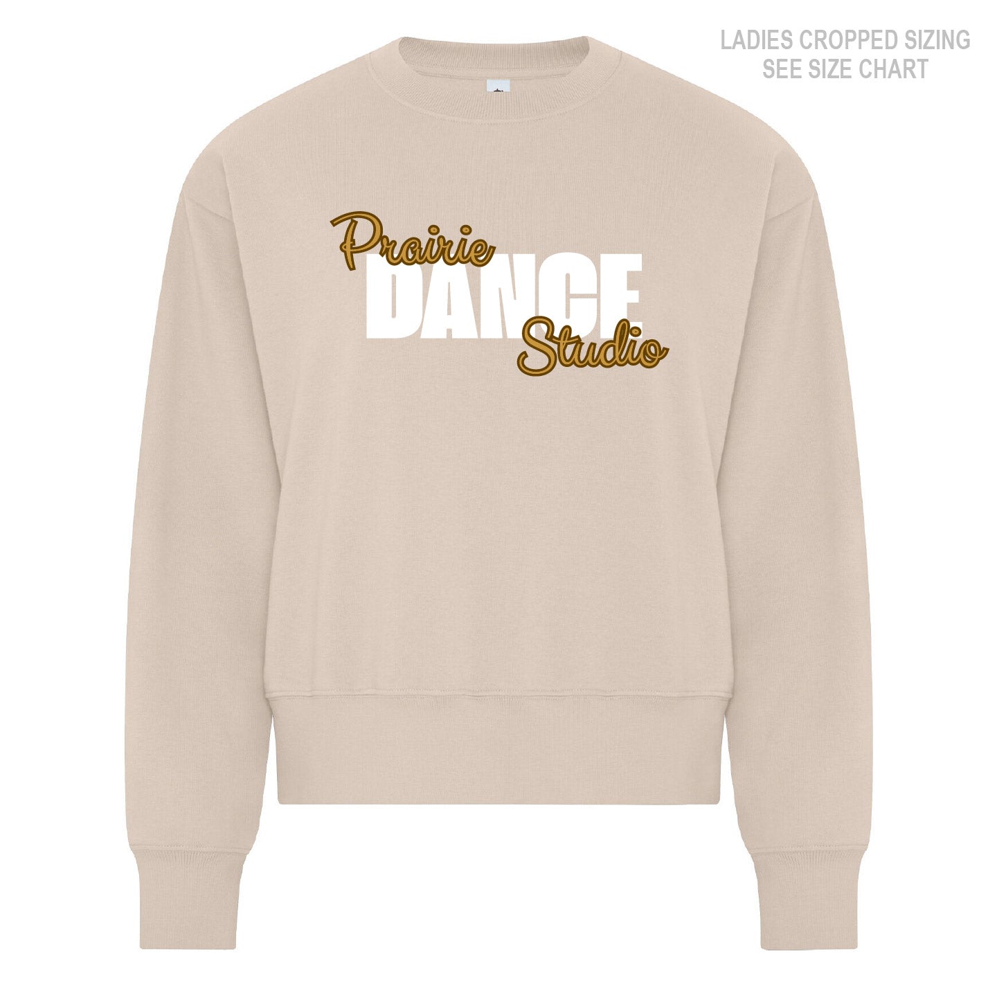 Prairie Dance LADIES Cropped Crewneck Sweatshirt (PDST004-KOI2240L)