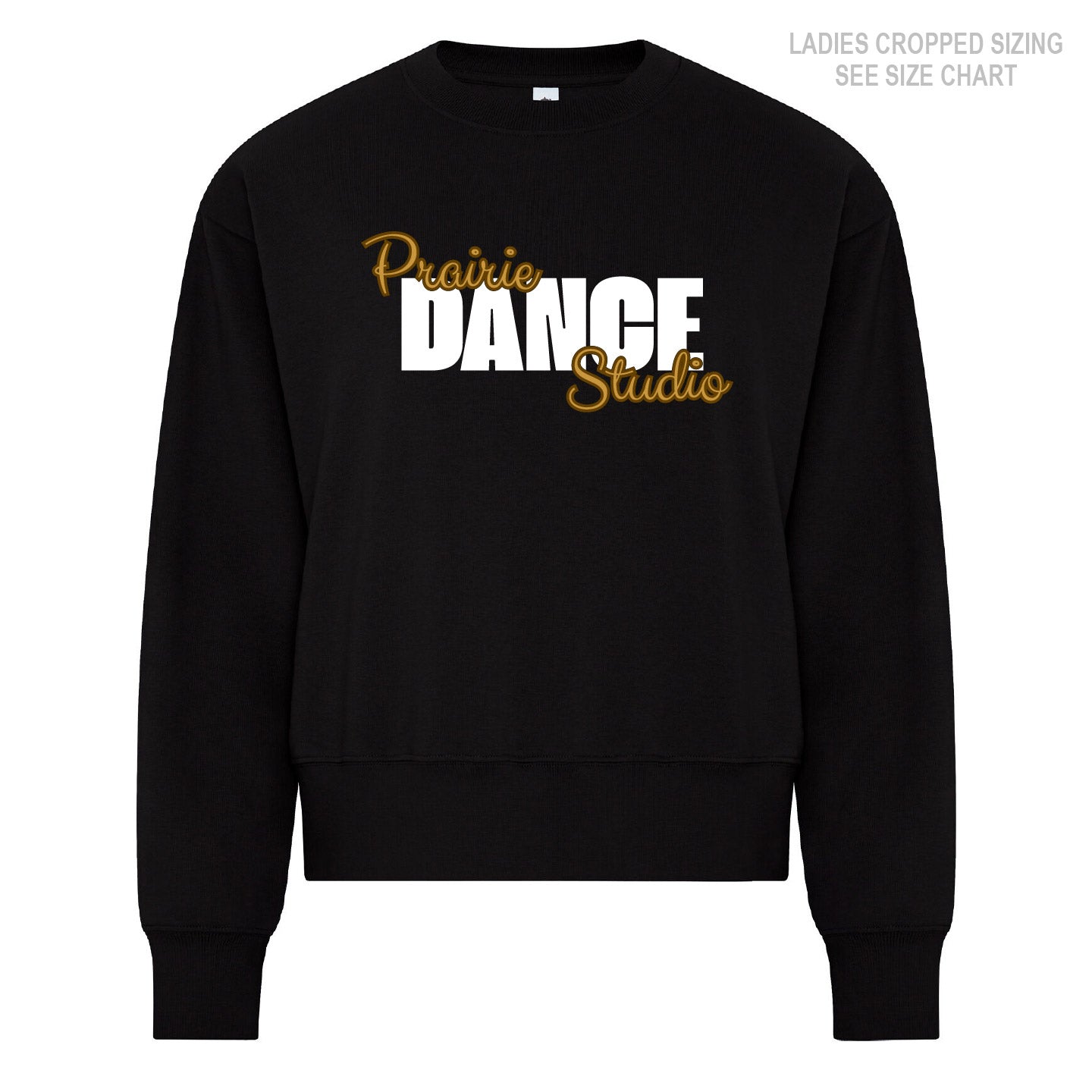 Prairie Dance LADIES Cropped Crewneck Sweatshirt (PDST004-KOI2240L)
