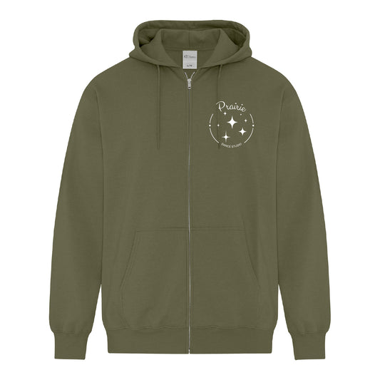 Prairie Dance Unisex Zip-Up Hoodie (PDST003-ATCF2600)