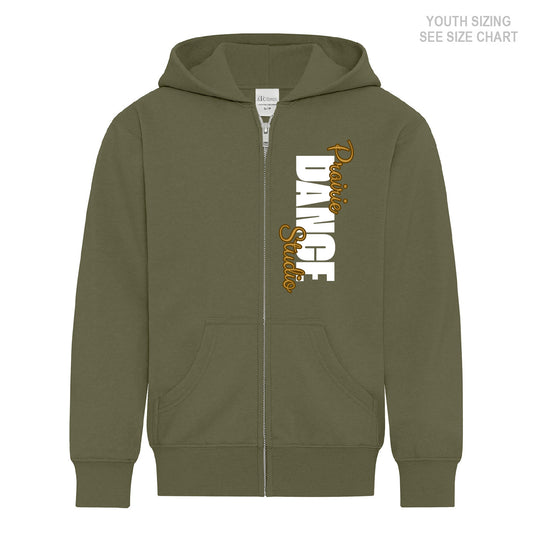 Prairie Dance YOUTH Zip Up Hoodie (PDST005-Y2600)