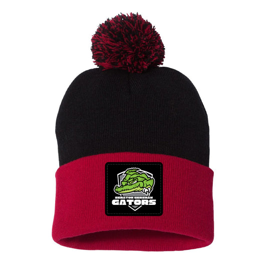 SGS Shield Patched Cuffed Pom Pom Beanie (SGSP001-SP15)