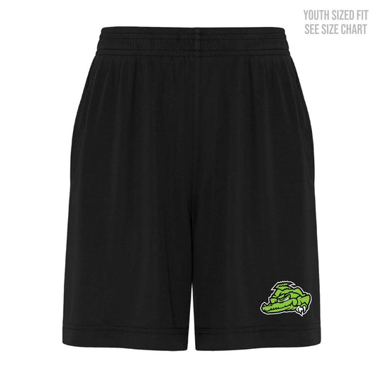 SGS Gator Logo YOUTH Pocketed Sport Shorts (SMST014-Y357P)