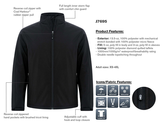 MHASR Hounds Insulated Soft Shell Jacket (MHASRP004-J7695)