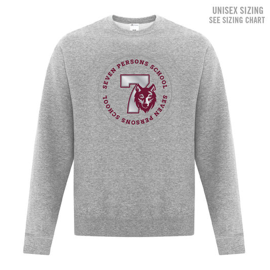 Seven Persons School Unisex Crewneck Sweatshirt (SPST003-F2400)
