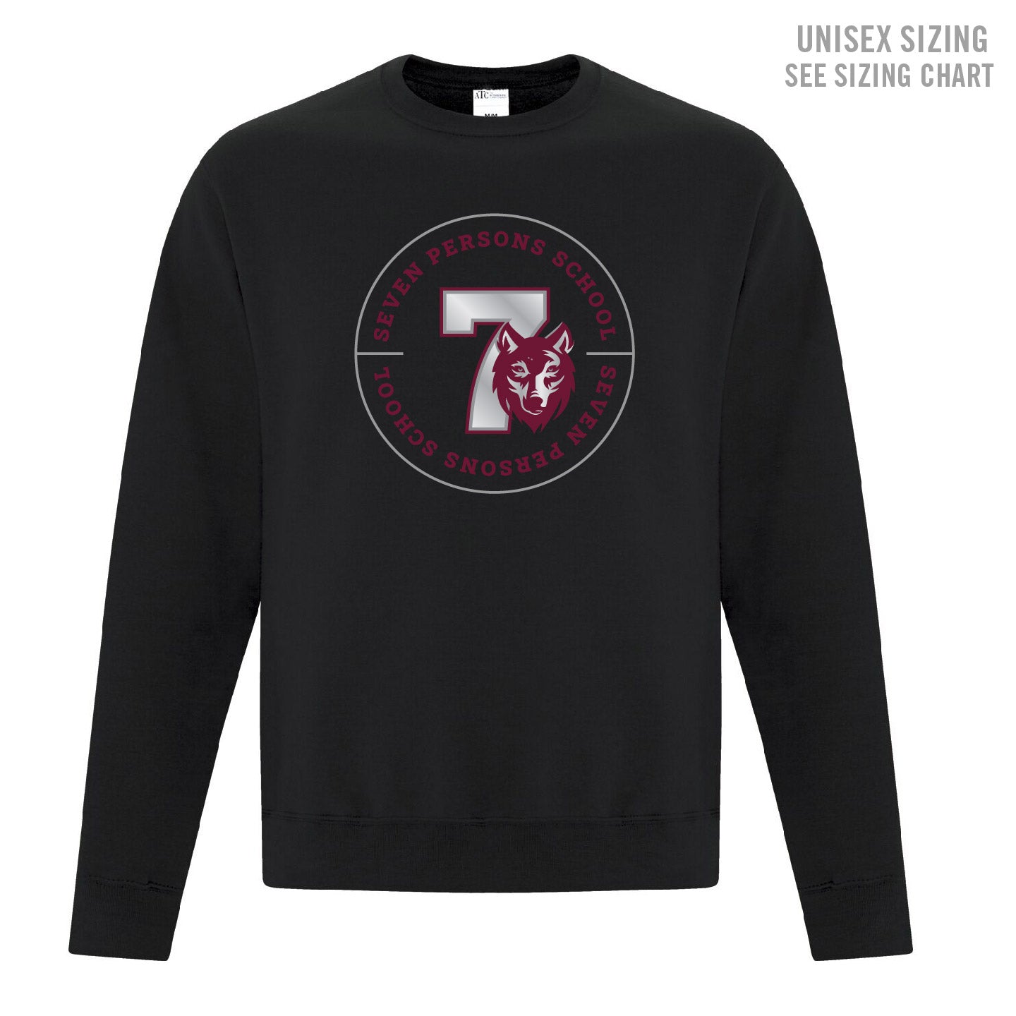 Seven Persons School Unisex Crewneck Sweatshirt (SPST003-F2400)