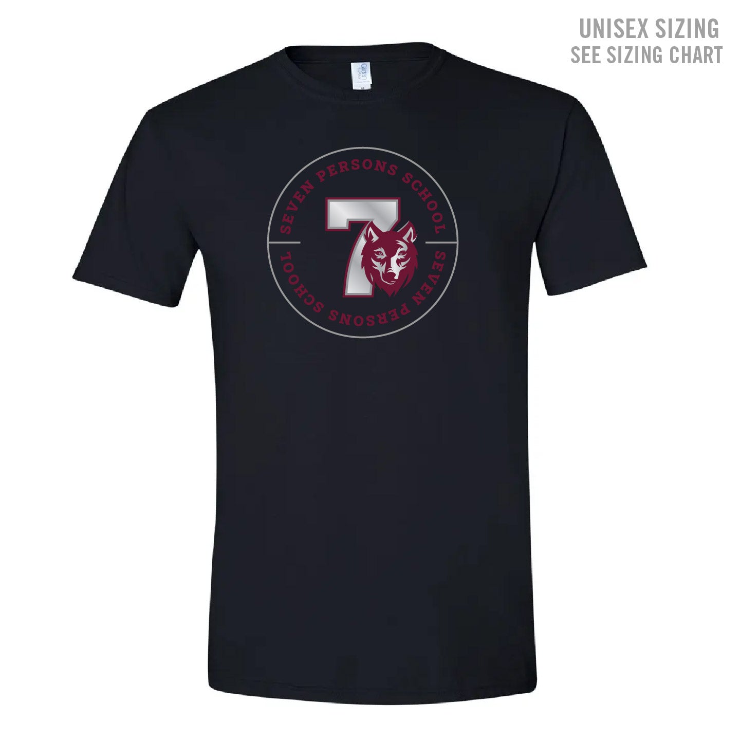Seven Persons School ADULT Crest T-Shirt (SPST003-64000)