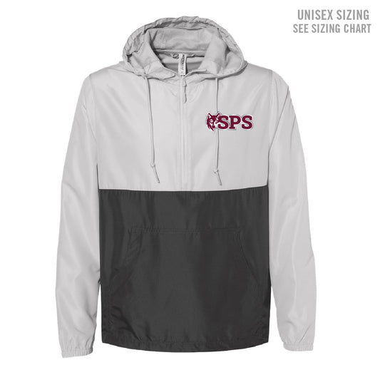 Seven Persons School Unisex 1/2 Zip Windbreaker (SPST005-EXP54LWP)