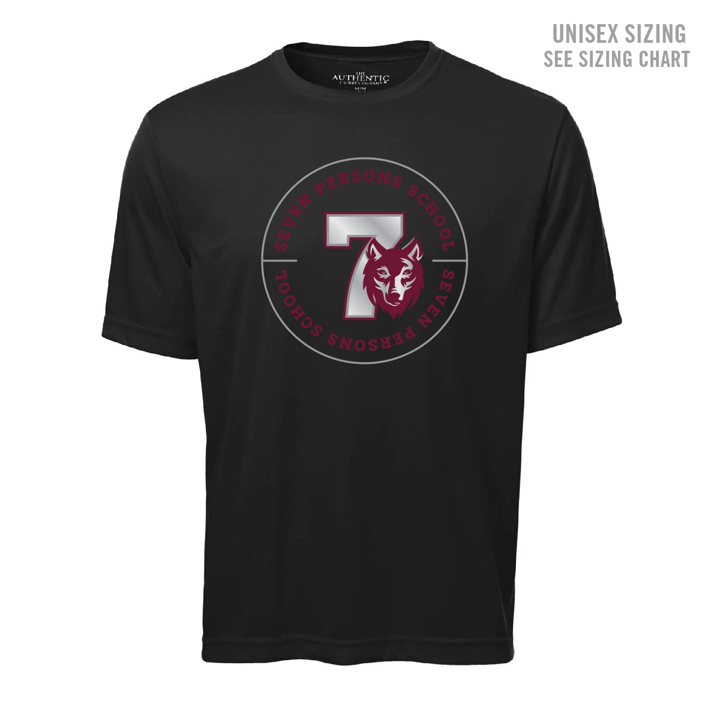 Seven Persons School ADULT Performance T-Shirt (SPST003-S350)