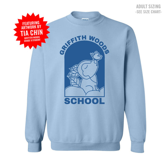 Griffith Woods Lil' Wolf ADULT Crewneck Sweatshirt (GW24001-18000)