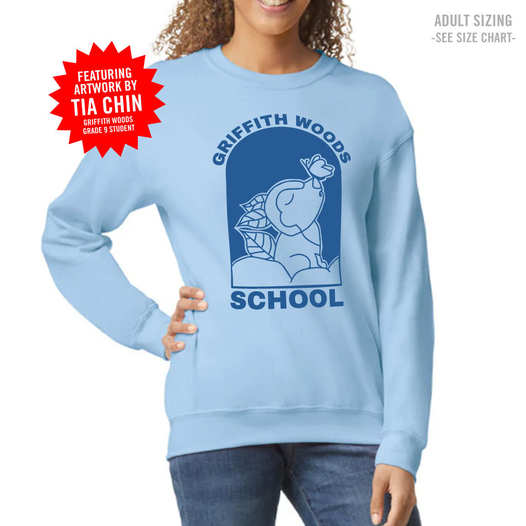 Griffith Woods Lil' Wolf ADULT Crewneck Sweatshirt (GW24001-18000)