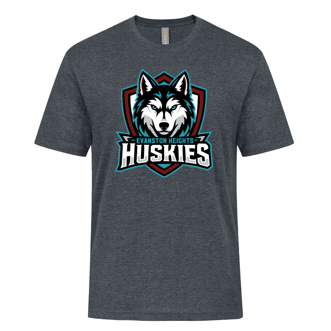 Evanston Heights Shield Unisex Ringspun T-Shirt (EHT001-24EVER)