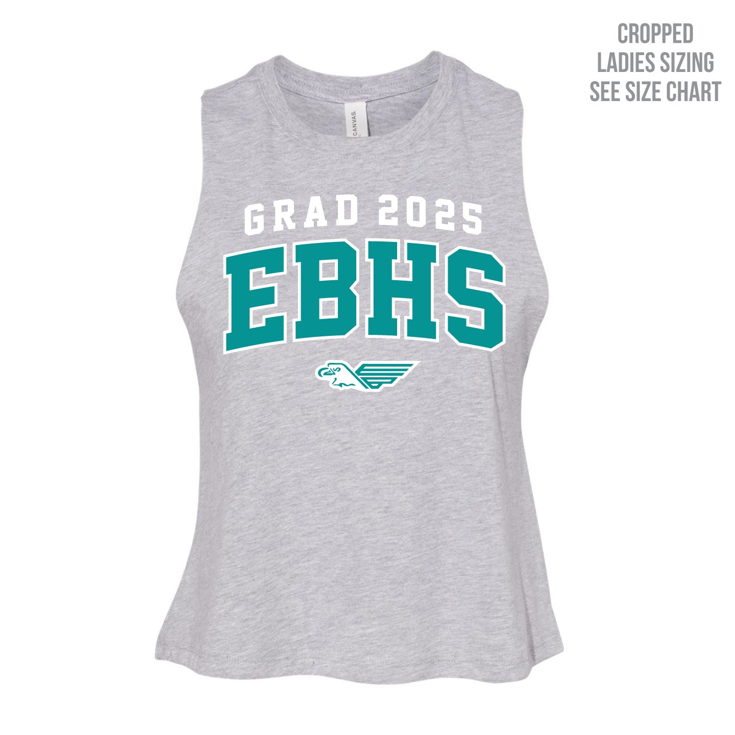 EBHS Grad 2025 Ladies Cropped Tank (EBG25T001-6682)