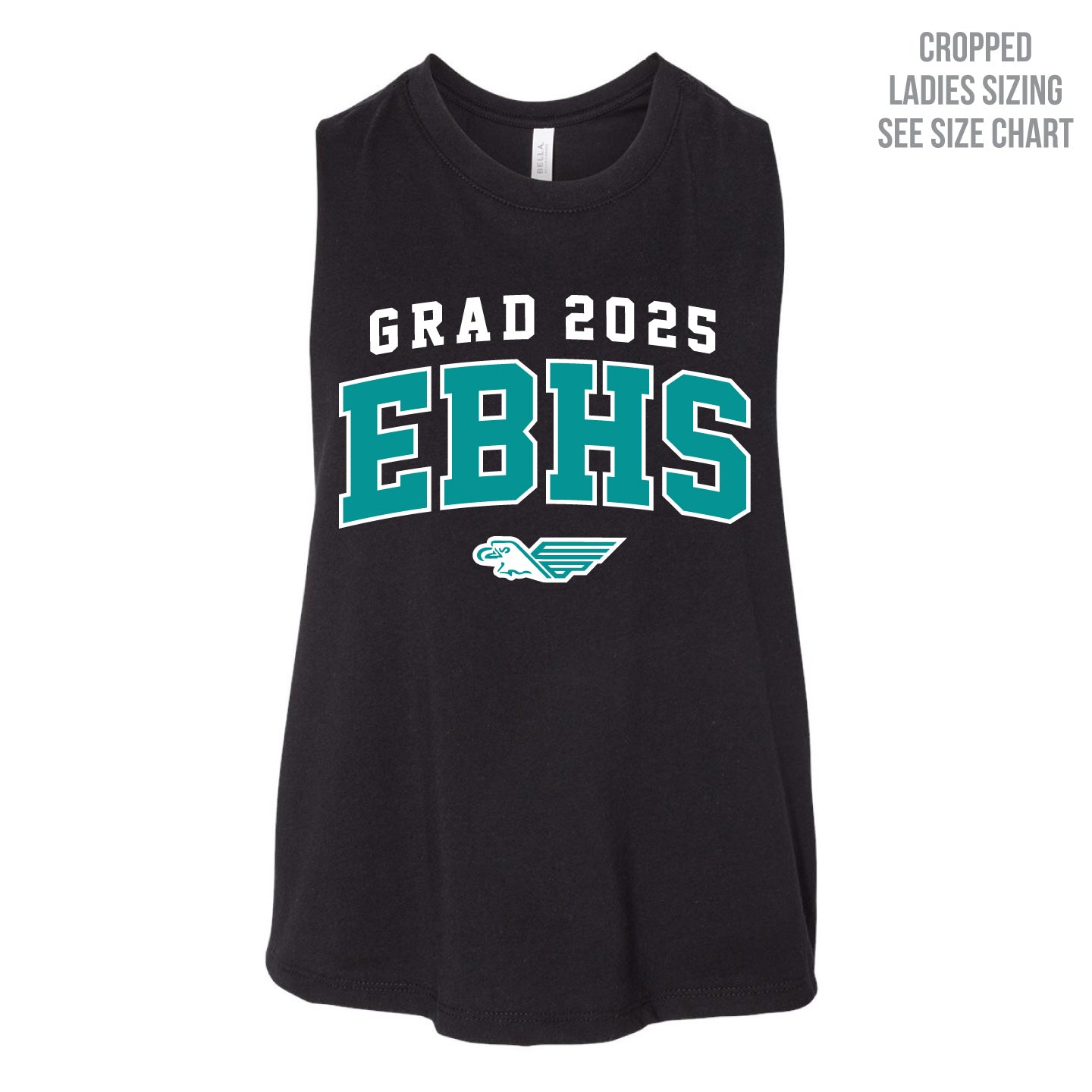 EBHS Grad 2025 Ladies Cropped Tank (EBG25T001-6682)