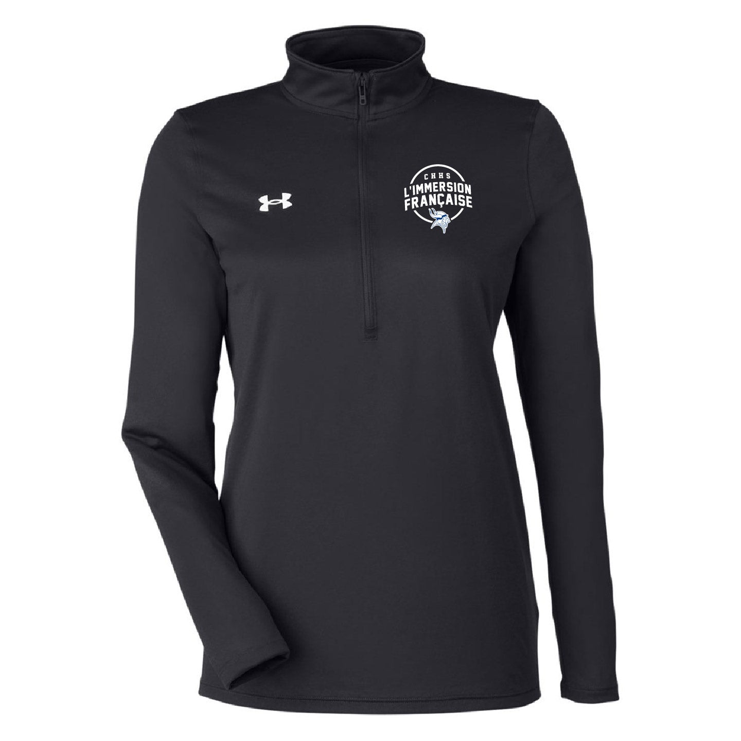 CHHS Staff L'immersion Française Ladies UA 1/4 Zip Performance Pullover (CHSTFT006-1376862)