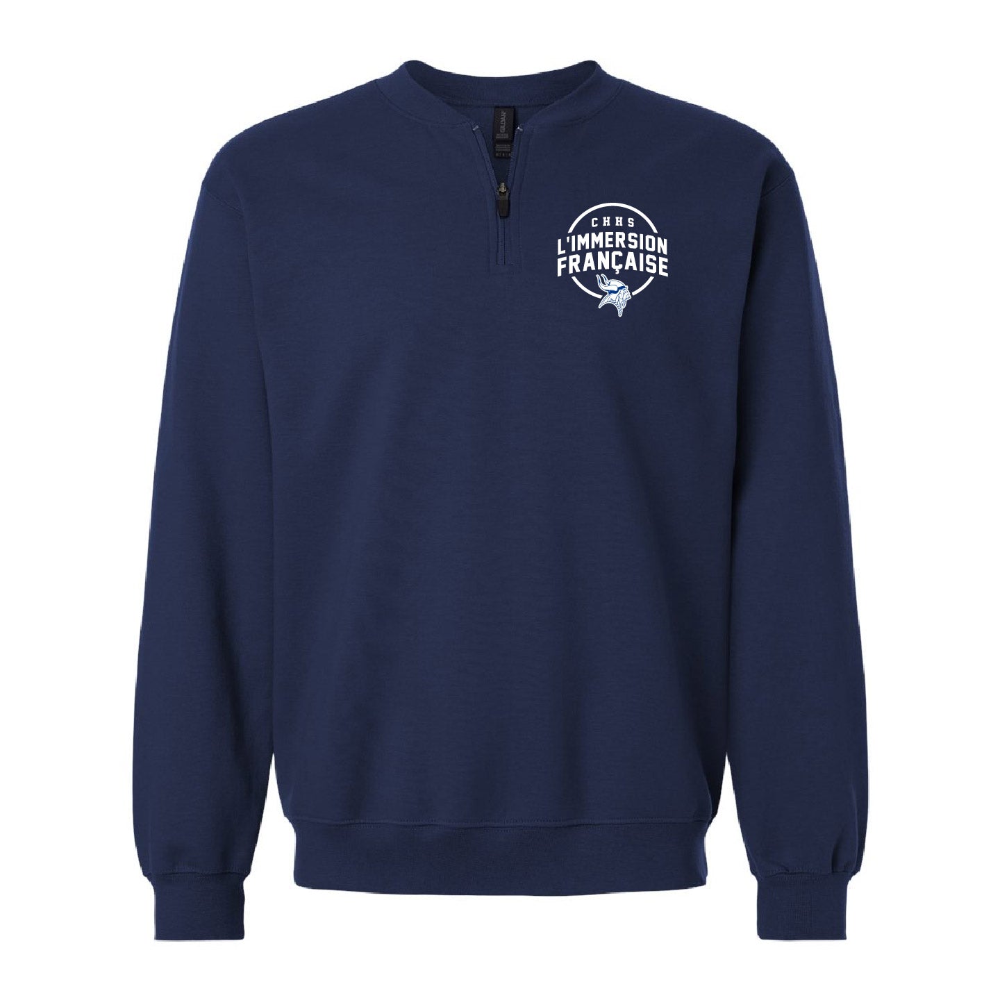CHHS Staff L'immersion Française Unisex 1/4 Zip Sweatshirt (CHSTFT006-SF008)