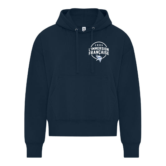 CHHS Staff L'immersion Française LADIES Cropped Hoodie (CHSTFT006-KOI2250L)
