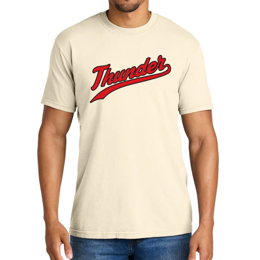 MH Thunder UNISEX Retro Pigment Dyed T-Shirt (THT001-1717)