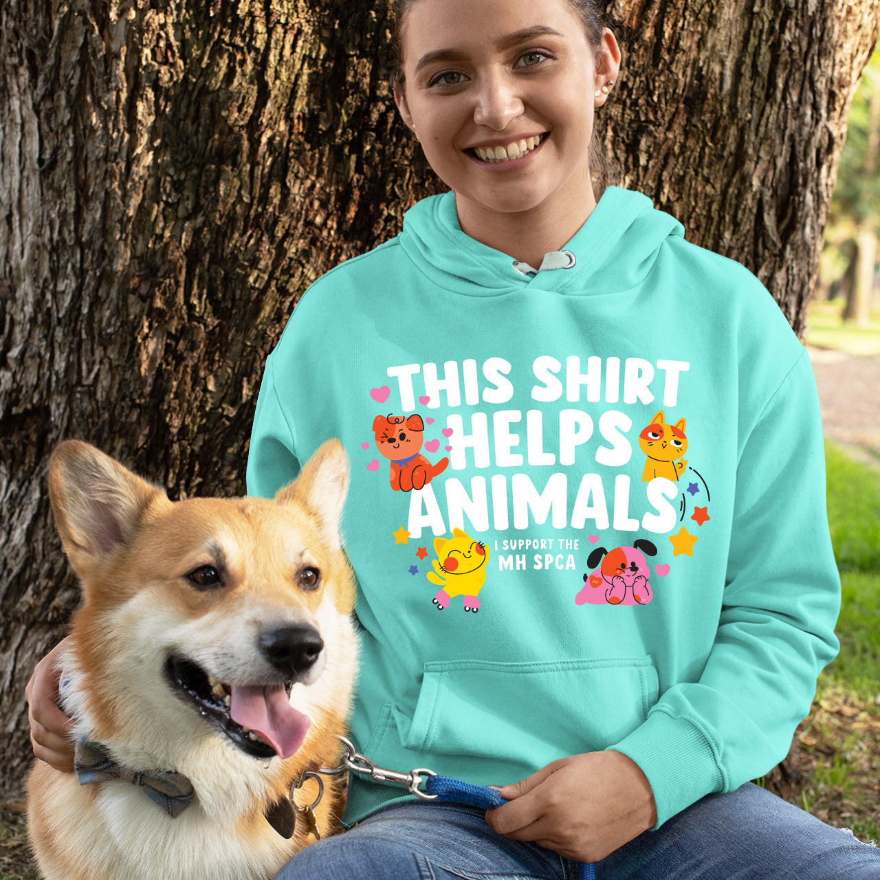 MH SPCA Helps Animals Unisex Pullover Hoodie (SPCAT002-3320)