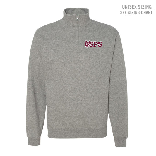 Seven Persons School Unisex 1/4 Zip Sweatshirt (SPST005-F2700)