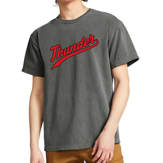 MH Thunder UNISEX Retro Pigment Dyed T-Shirt (THT001-1717)
