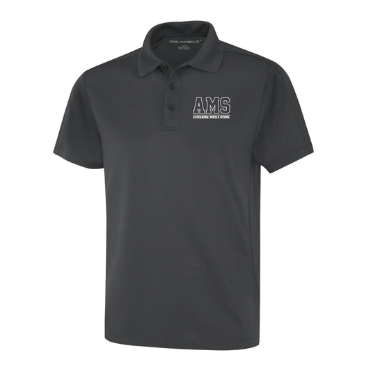 AMS - Text Unisex Snag Resistant Polo Shirt (T7-S4015)