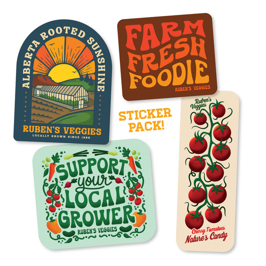 Ruben's Veggies Sticker Set