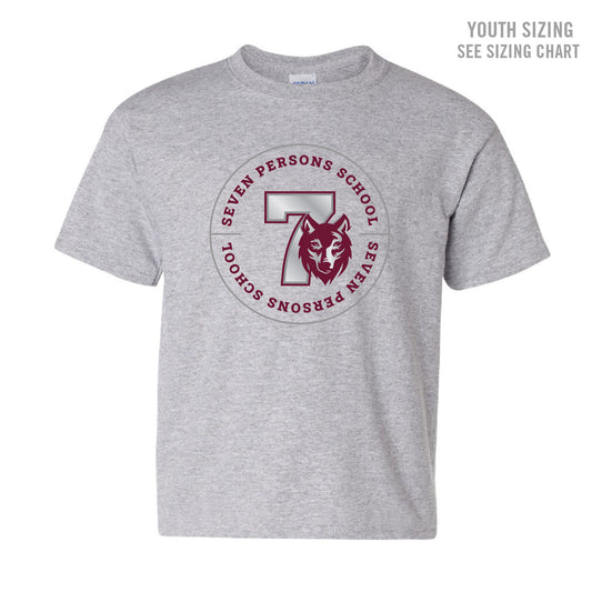 Seven Persons School YOUTH T-Shirt (SPST004-5000B)