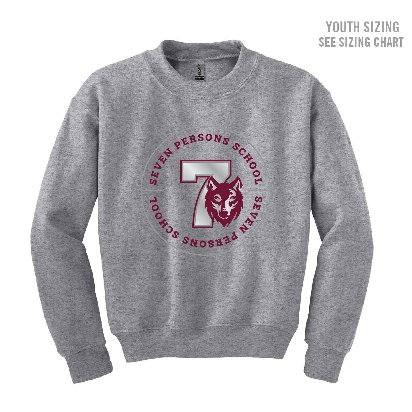 Seven Persons School YOUTH Sweatshirt (SPST003-18000B)