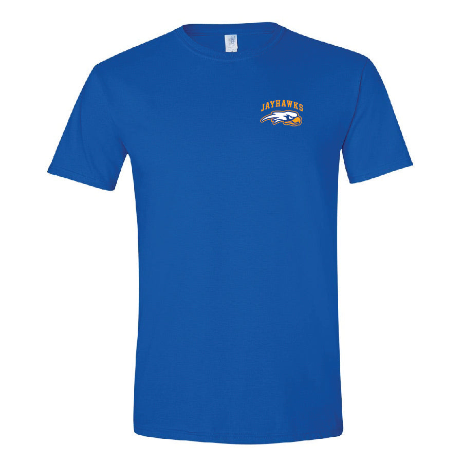 AMS Jayhawks Left Chest Unisex T-Shirt (T4-64000)