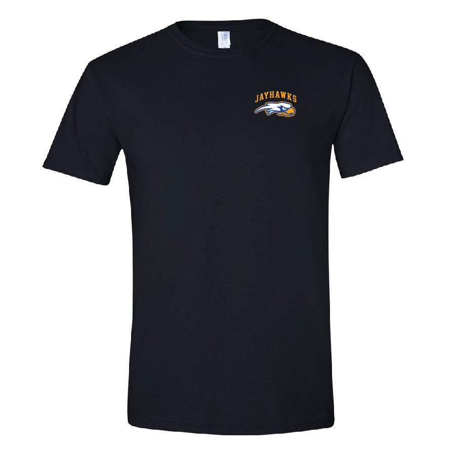 AMS Jayhawks Left Chest Unisex T-Shirt (T4-64000)