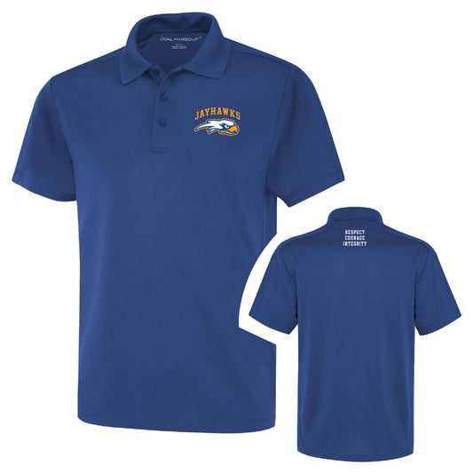 AMS - Jayhawks Unisex Snag Resistant Polo Shirt (T4-S4015)