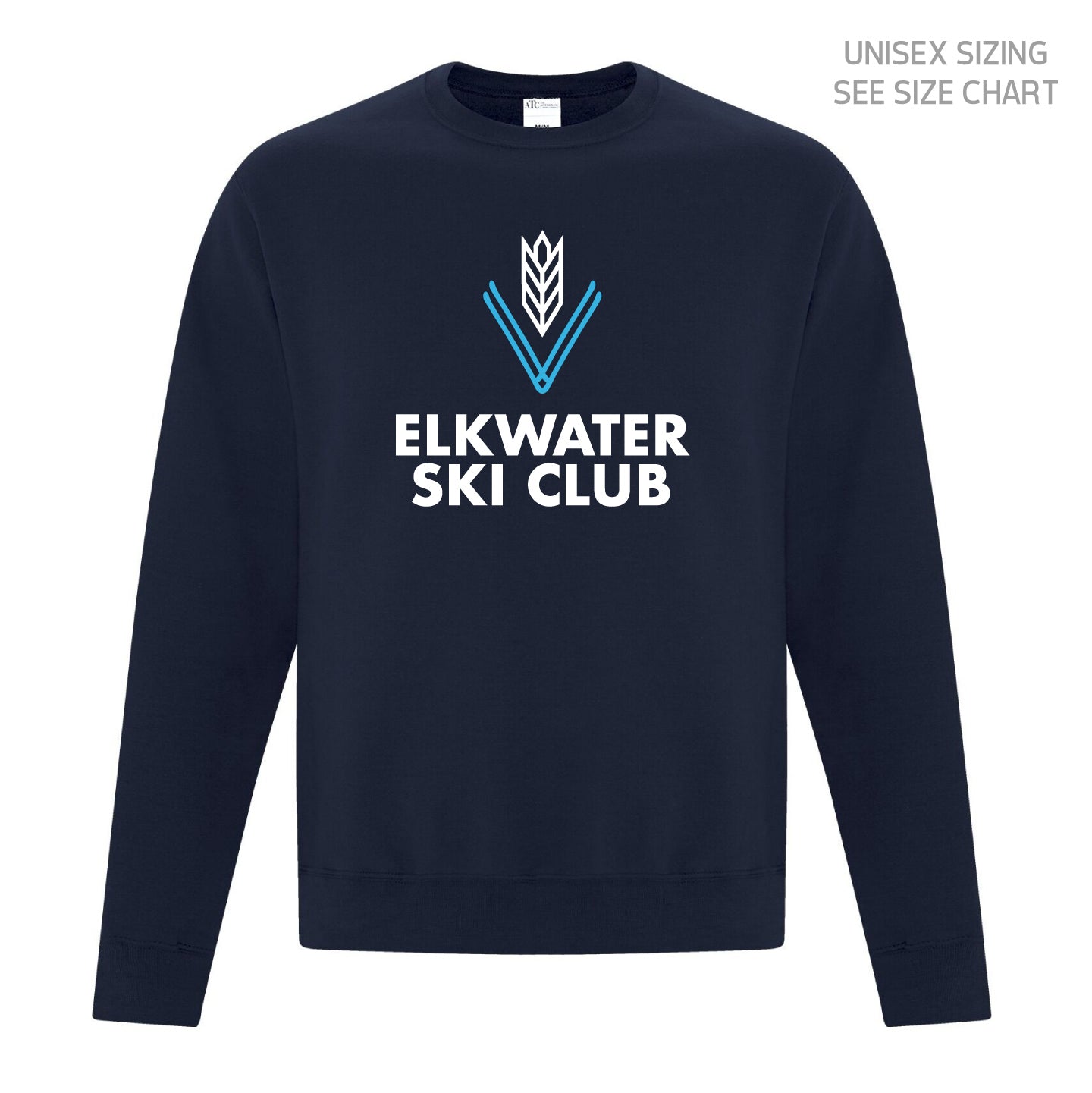 Elkwater Ski Club Unisex Crewneck Sweatshirt (ESCT0001-F2400)